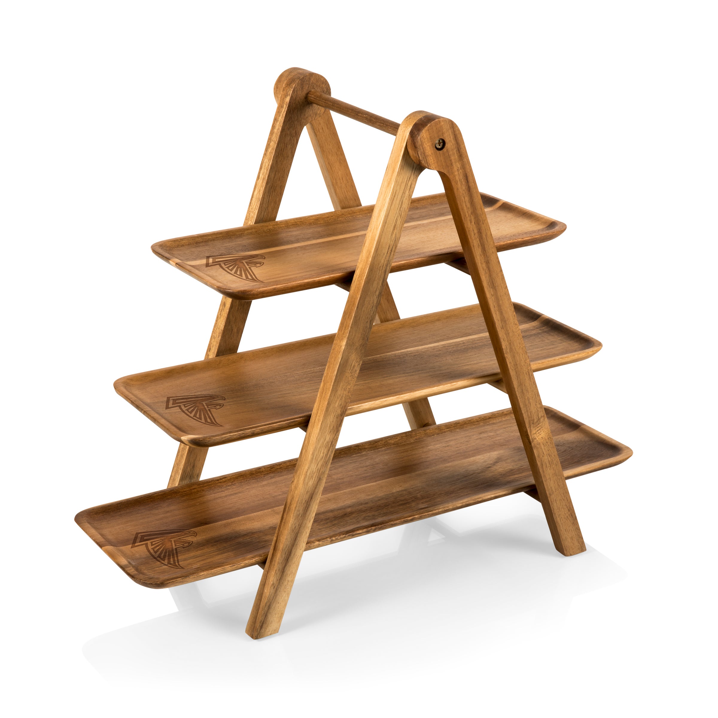 Serving Ladder - 3 Tiered Serving Station, acacia Wood